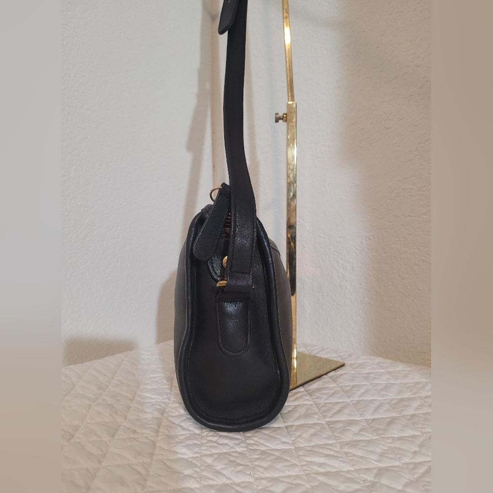 Vintage Y2K Coach 9944 Taylor Zip  Shoulder/Crossbody Handbag Black Made in USA - Picture 4 of 15